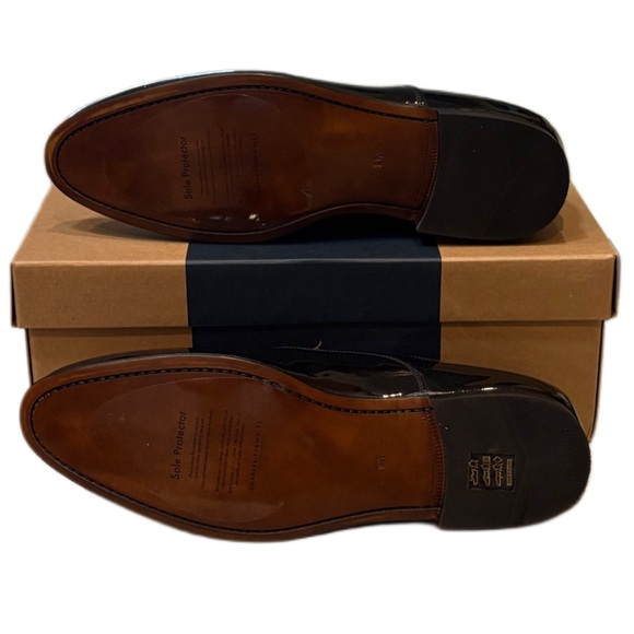 Charles Tyrwhitt Shiny Black Derbys - Picture 9 of 12